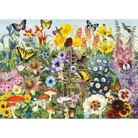 Discover a fairy tale scene with the Gibsons - Fairy Garden 1000 Piece Jigsaw Puzzle, perfect for puzzle lovers.
