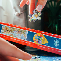 The Great Britain & Ireland Jigmap puzzle by Gibsons offering kids a playful journey through British culture.
