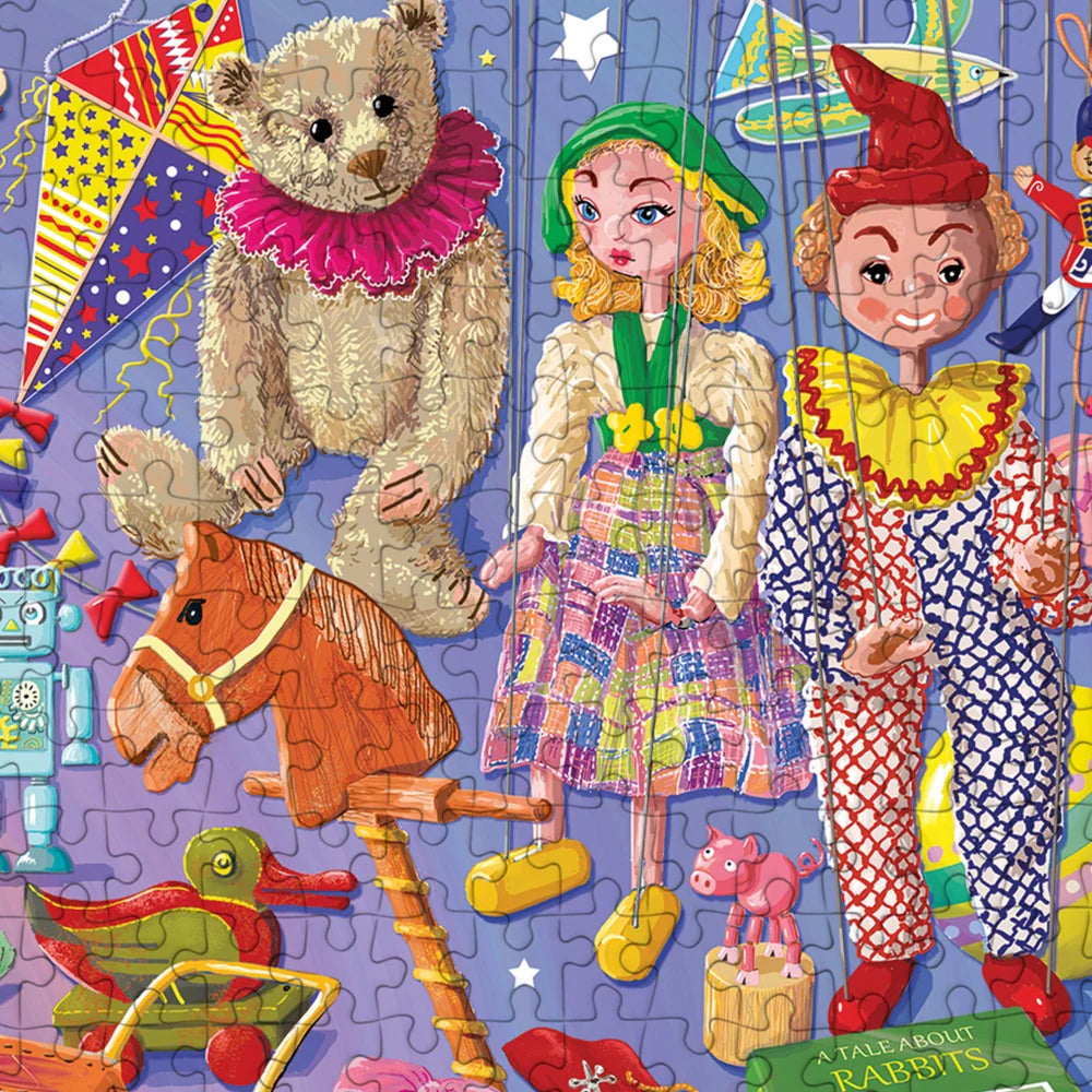 Get lost in nostalgia with Gibsons - Playtime Favourites 1000 Piece Jigsaw Puzzle, full of classic childhood memories.
