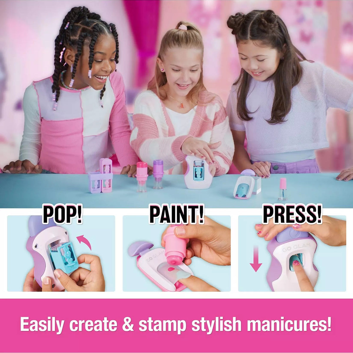 Cool Maker Go Glam Nail Studio Nail Art Kit life style picture