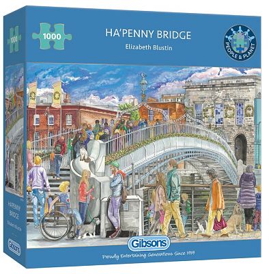 Ha'penny Bridge 1000 Piece Jigsaw Puzzle – Dublin Scene