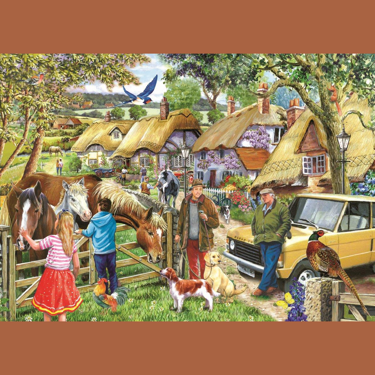 Horses &amp; Hounds - BIG 500 Piece Jigsaw Puzzle