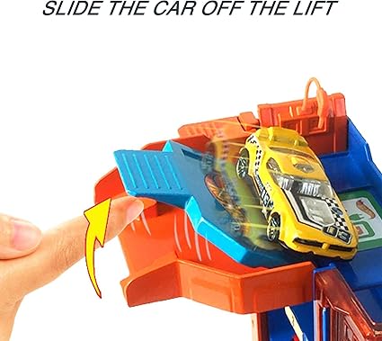 Hot Wheels City Downtown Car Park - A 4-level car garage that connects to other Hot Wheels playsets for expanded playtime.
