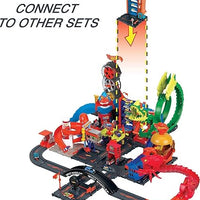 Let your imagination soar with the Hot Wheels City Downtown Car Park - a toy car garage that offers hours of racing fun.
