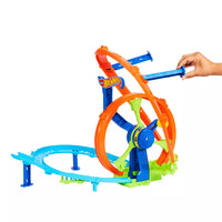 Hot Wheels Action Turbine Challenge Playset offers endless stunt action.
