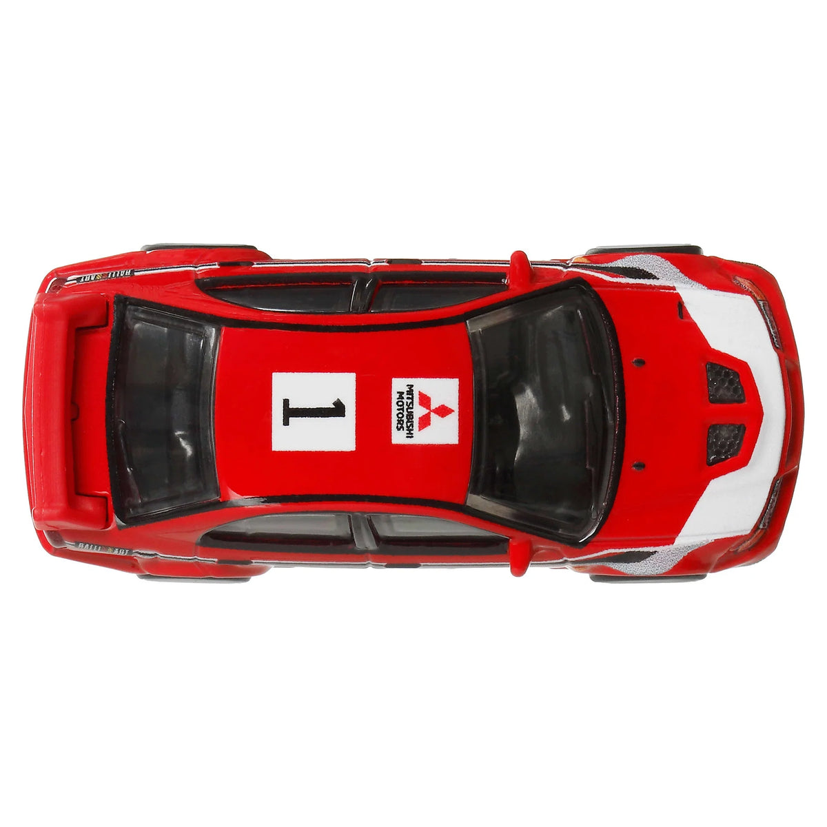 Hot Wheels Premium Mitsubishi Lancer Evolution VI Thrill Climbers Diecast Car picture from the top