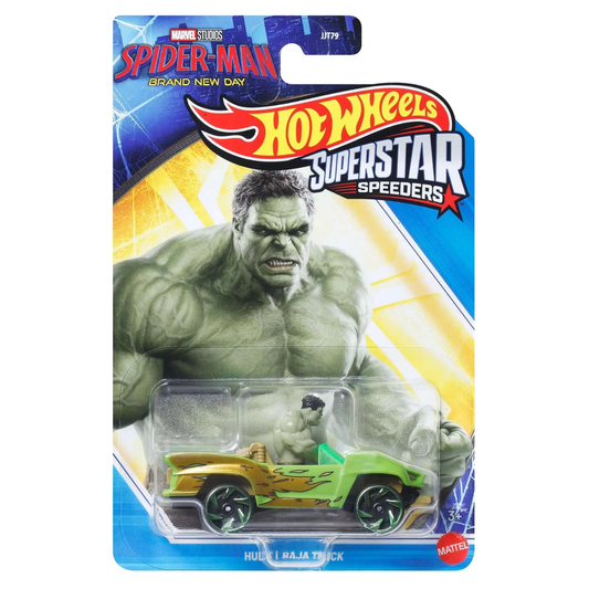 Hot Wheels Speeder Marvel Hulk Character Car collectible