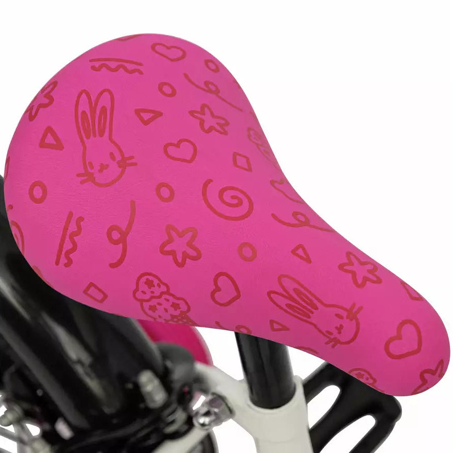 Huffy So Sweet 16 inch Kids Bike close view picture of the seat