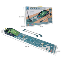 Indoor Mini Golf Practice Set with Light and Sound Effects picture wuth dimensions