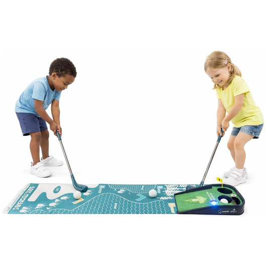 Indoor Mini Golf Practice Set with Light and Sound Effects life style picture