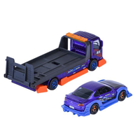 Majorette JDM Legends Isuzu NPR Honda Silvia S15 Transporter picture from the back