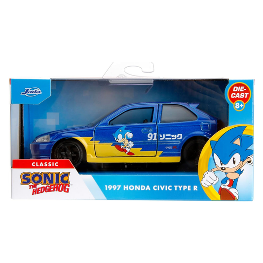 Jada Sonic 1997 Honda Civic Type-R Model Car picture in the box