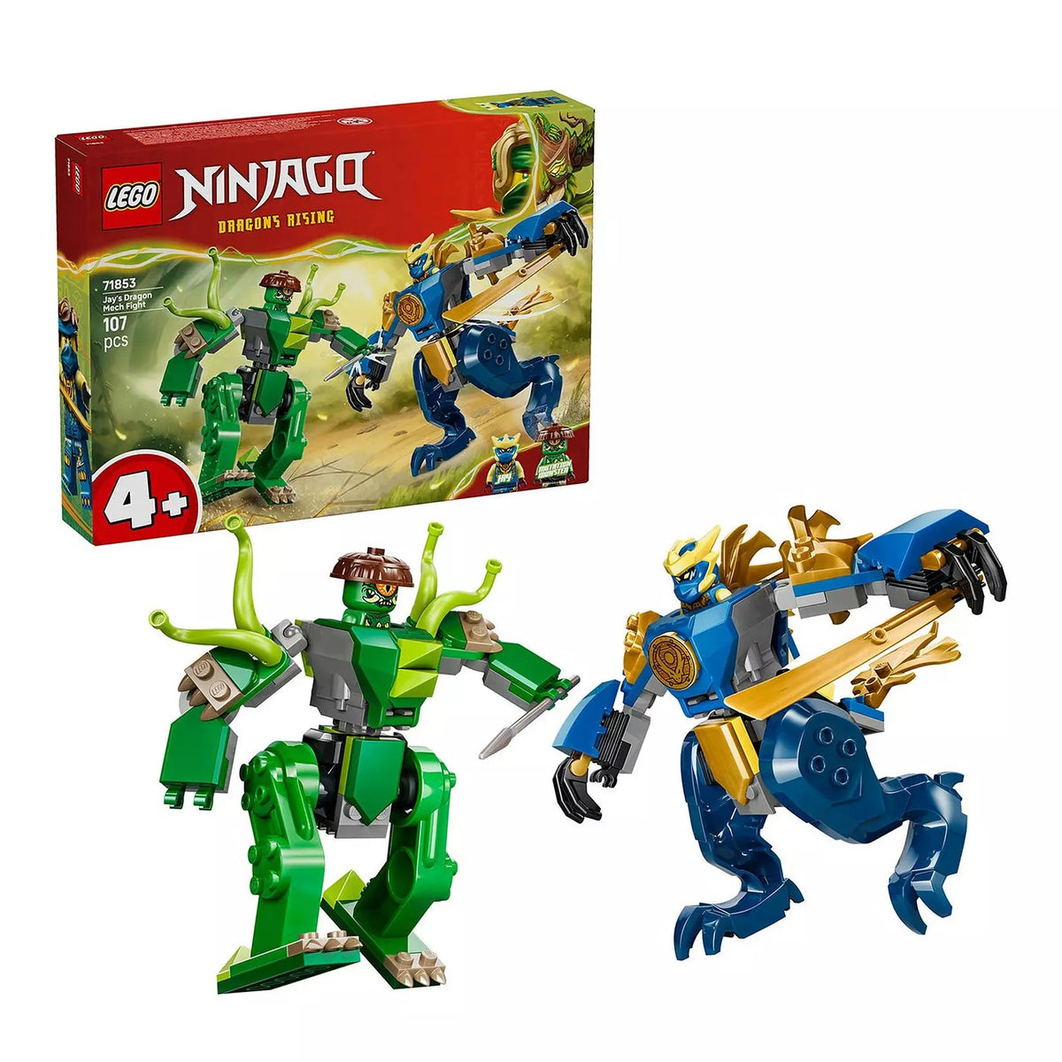 LEGO NINJAGO 71853 Jay's Dragon Mech Fight create your favorite character