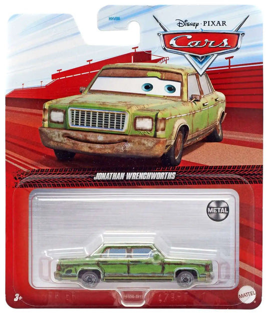 Speed into action with Disney Pixar Cars: Jonathan Wrenchworths toy car.
