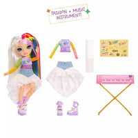 Rainbow High Jr High Rockband Amaya doll with accessories