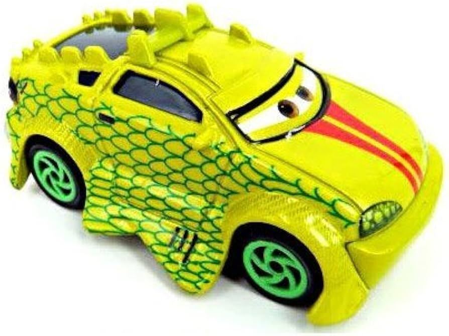 Collectible Disney Pixar Cars: KOMODO toy with high-quality details and vibrant colors.
