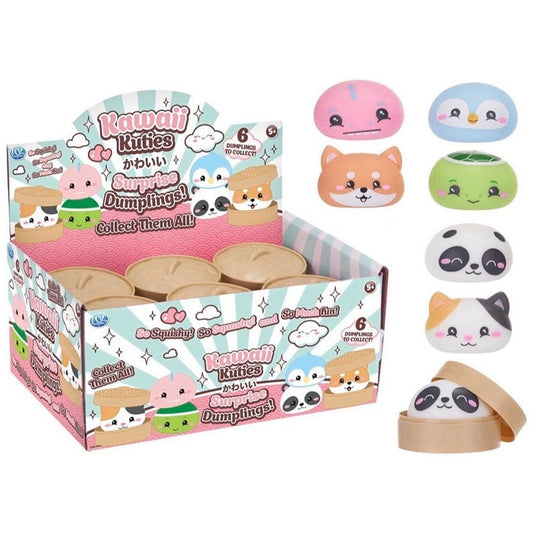 Kawaii Kuties Surprise Dumpling Squishy blind choice of you favorite squshy dumplings