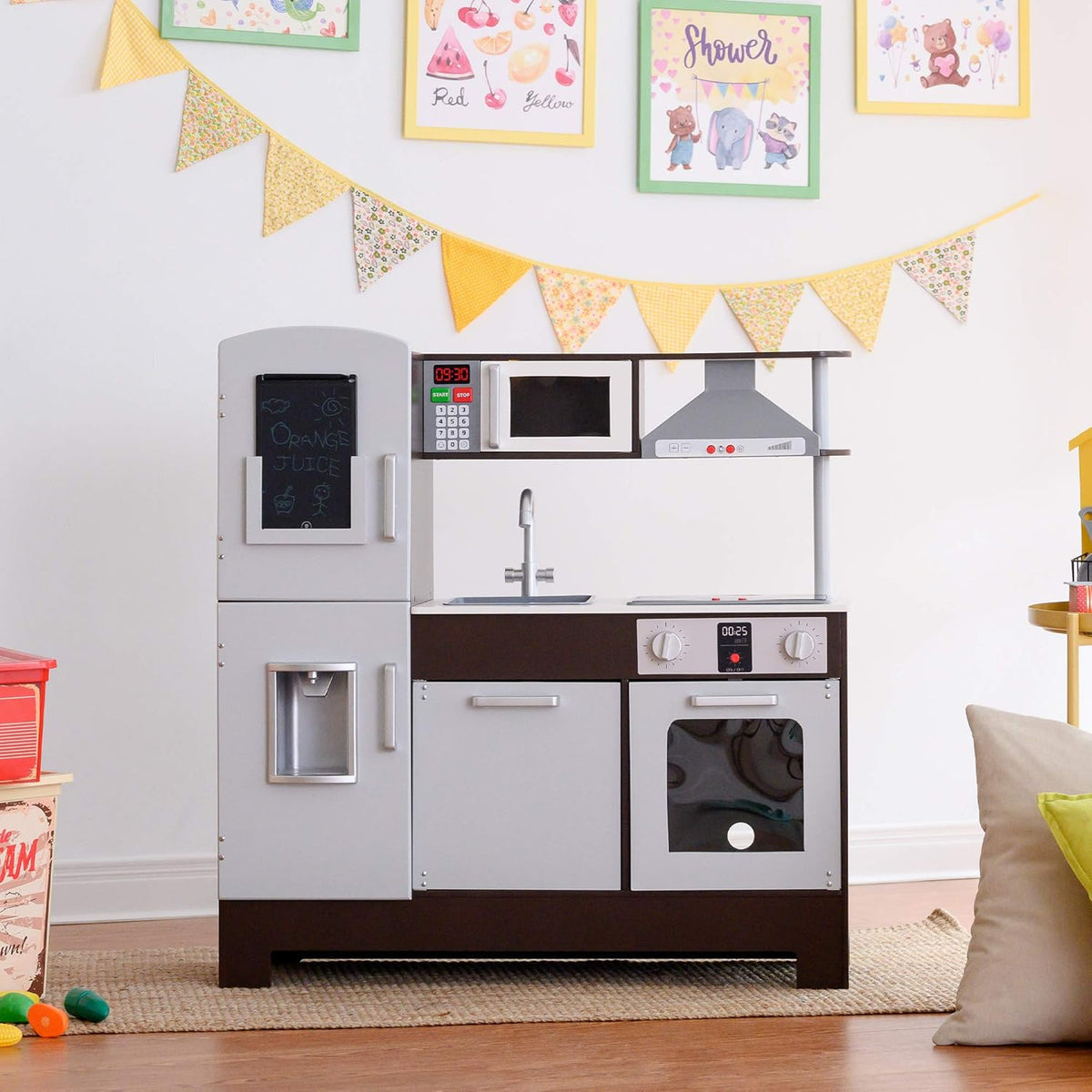 Kids Wooden Play Kitchen