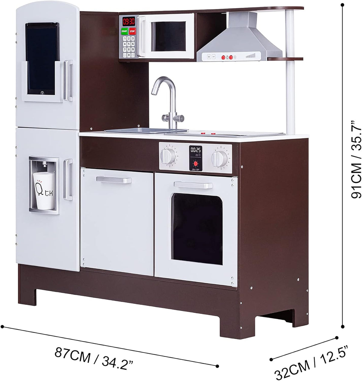 Kids Wooden Play Kitchen