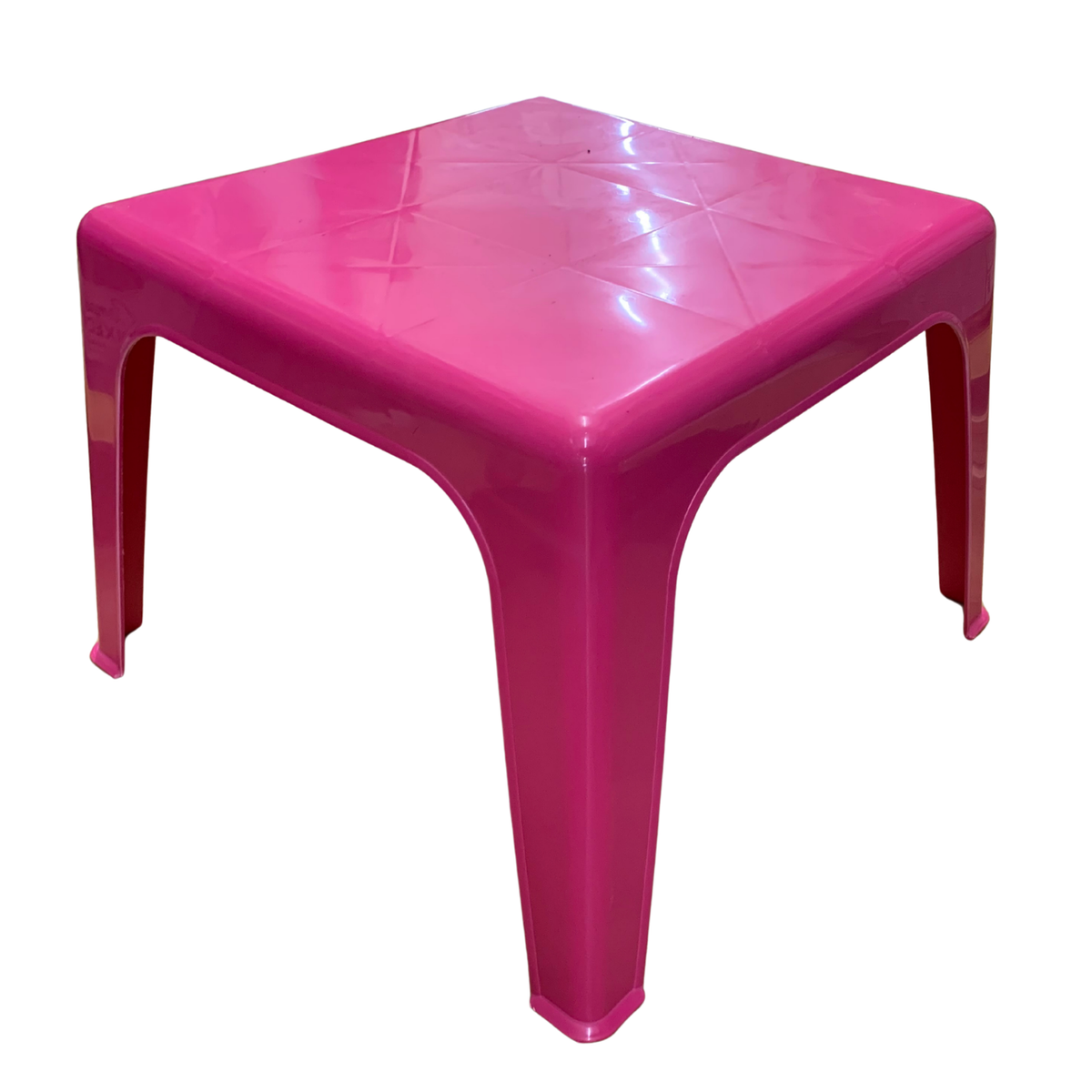 Kids Plastic Table Pink picture on the white background