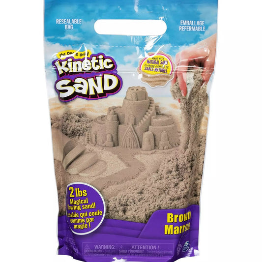 Kinetic Sand Beach Brown Sand 2lb Bag picture on the white background