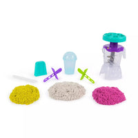 Kinetic Sand Smoothie Mixer Playset picture of the items that set includes