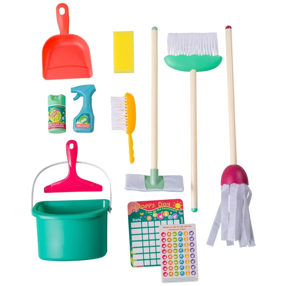 Kitchen Cleaning Set picture of the all items from the set