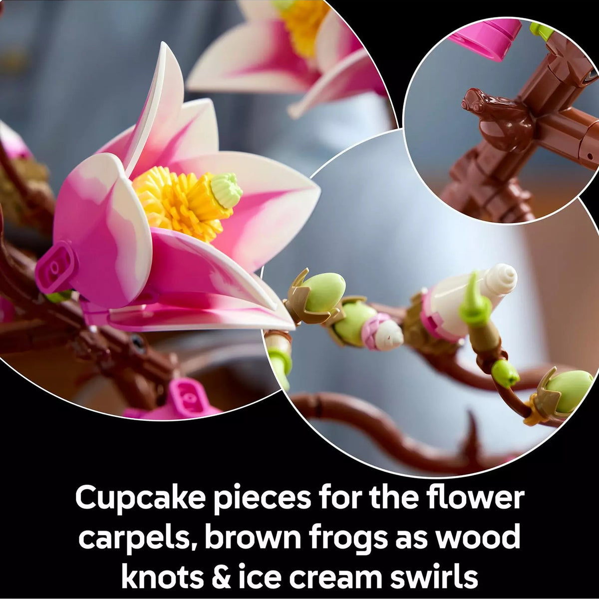 LEGO Botanical 11510 Magnolia Branches Faux Flowers 435 pieces available