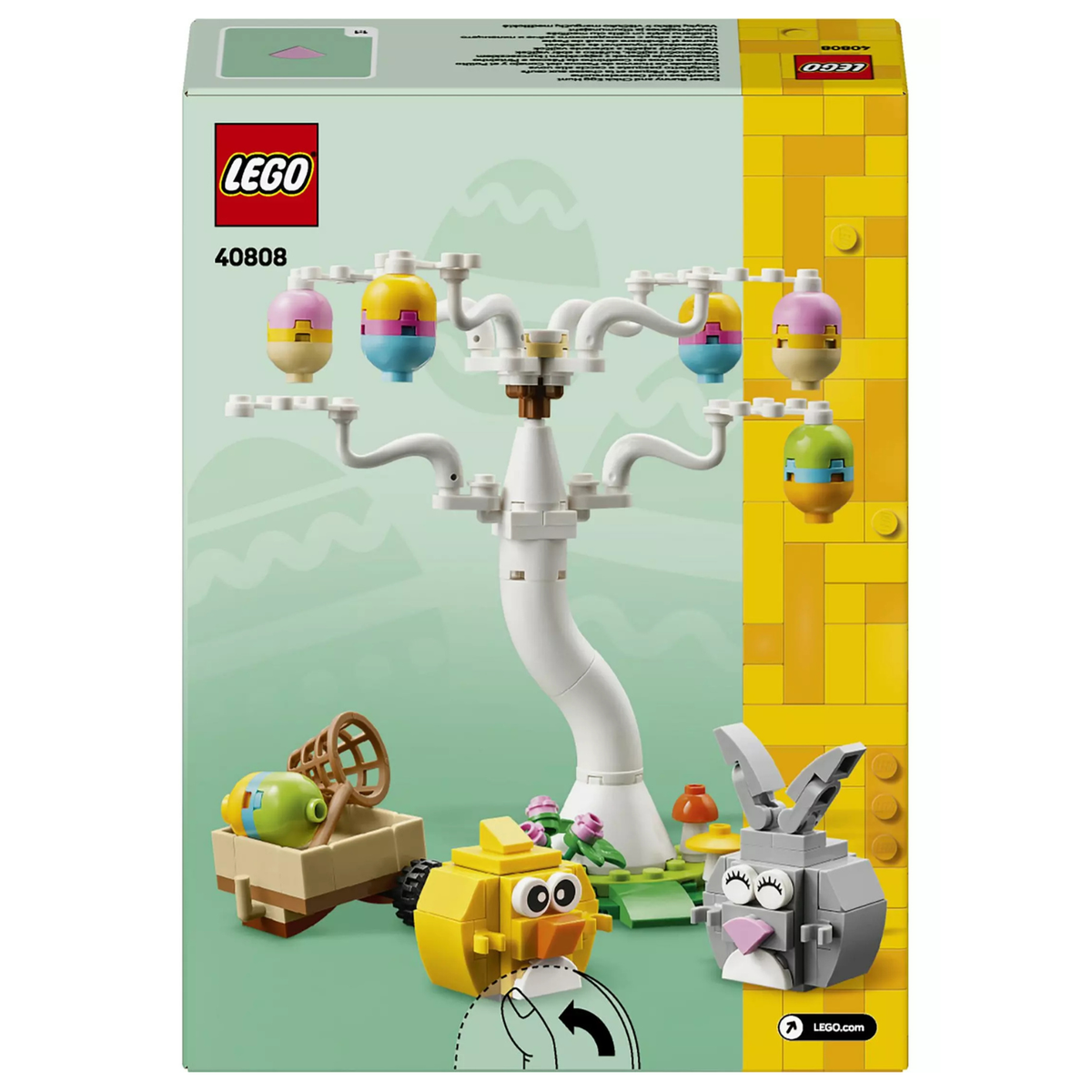 LEGO Easter Bunny and Chick Egg Hunt Building Toy 40808 picture of the box