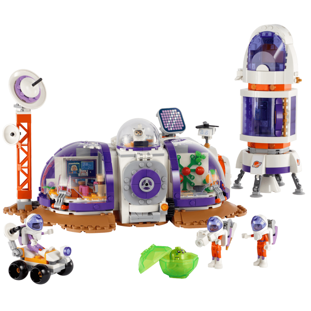 LEGO 42605A Friends Mars Space Base & Rocket picture of the completed set