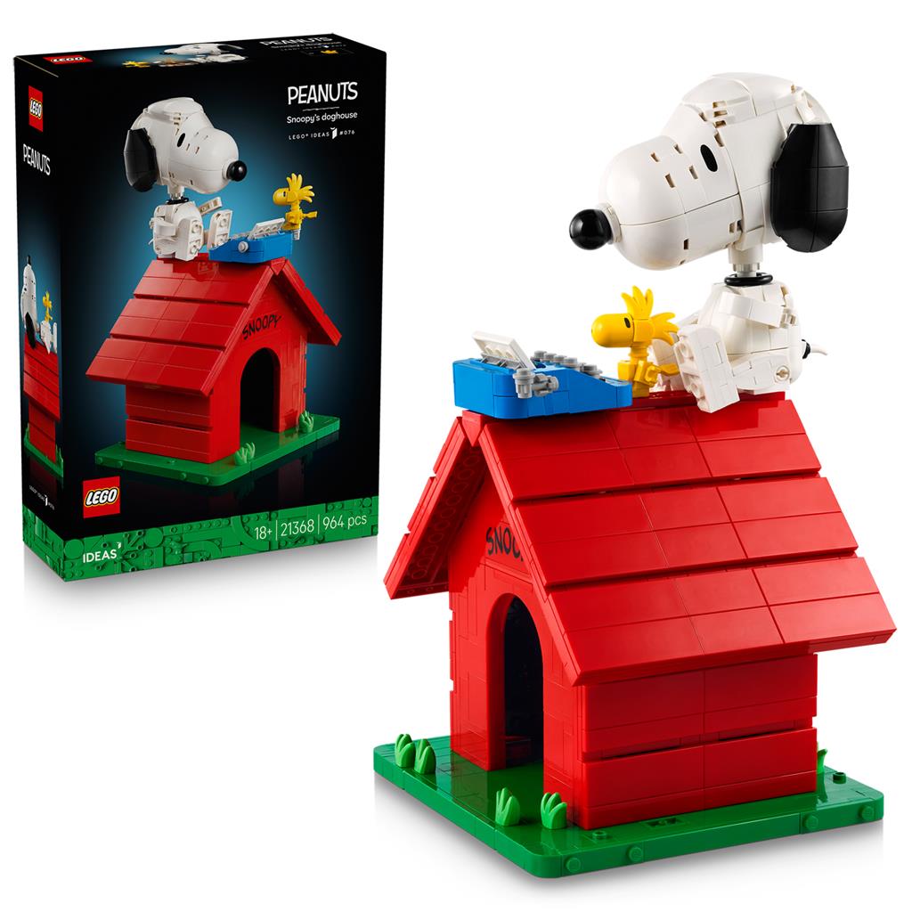 LEGO Ideas 21368 Peanuts Snoopy's Doghouse building constrution toys