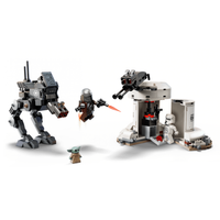 LEGO Star Wars The Mandalorian & Grogu AT-RT Attack 75444 all figurines that you can build 