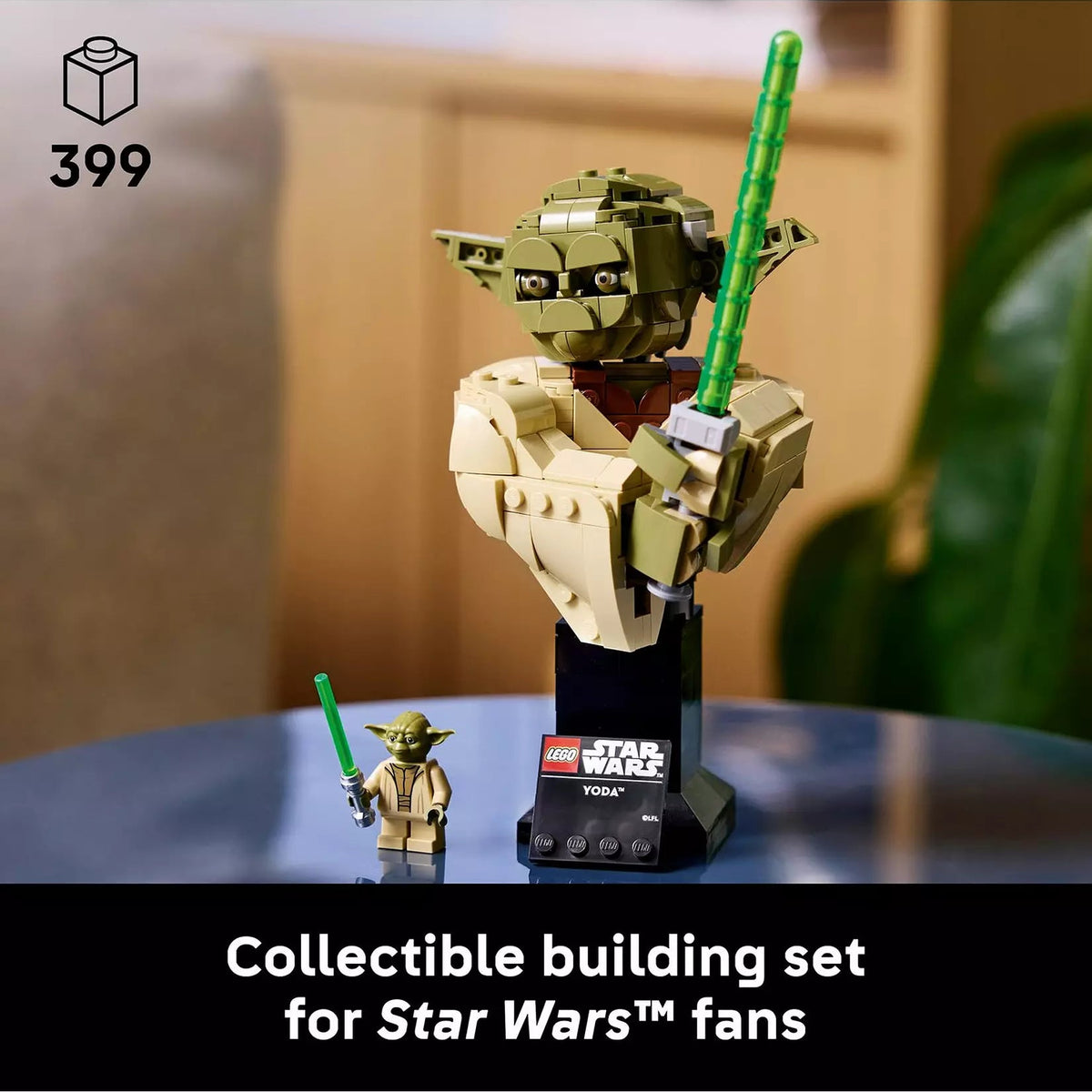 LEGO Star Wars Yoda Bust 75438 your favourite movie character