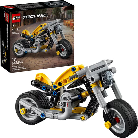 LEGO Technic Yellow Motorcycle 42225 get whole LEGO Technic collection