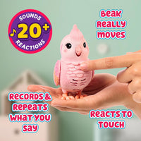 Little Live Pets My Really Real Bird & Cage Rosie with 20 sounds reaction
