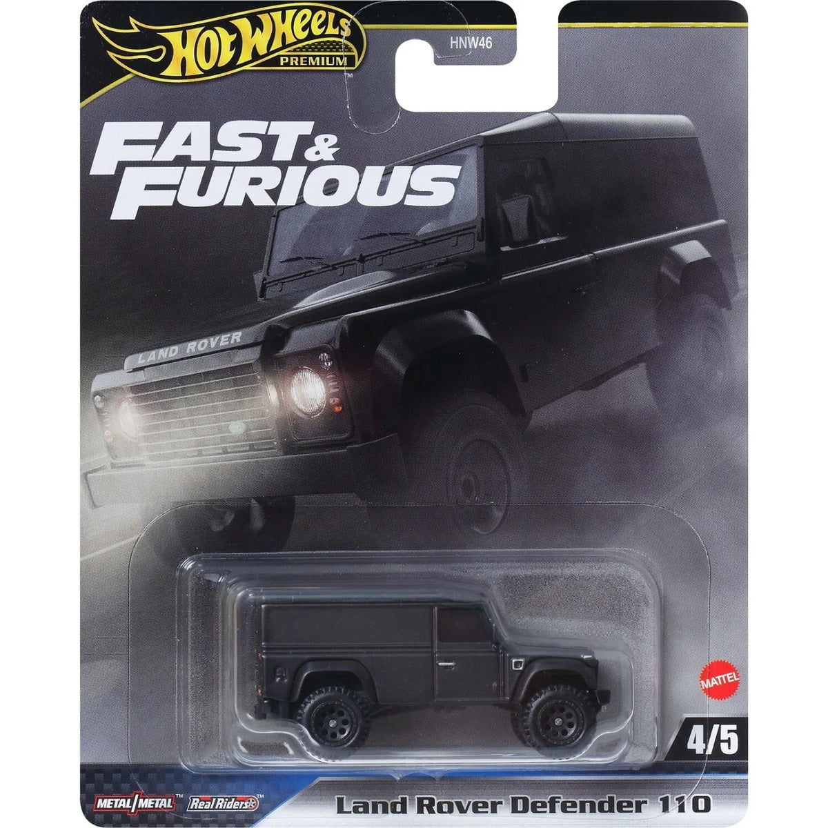 Hot Wheels Premium Fast & Furious - Land Rover Defender for Fast & Furious collectors.
