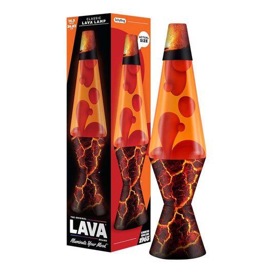 Volcanic Crags Lava Lamp picture on the white background