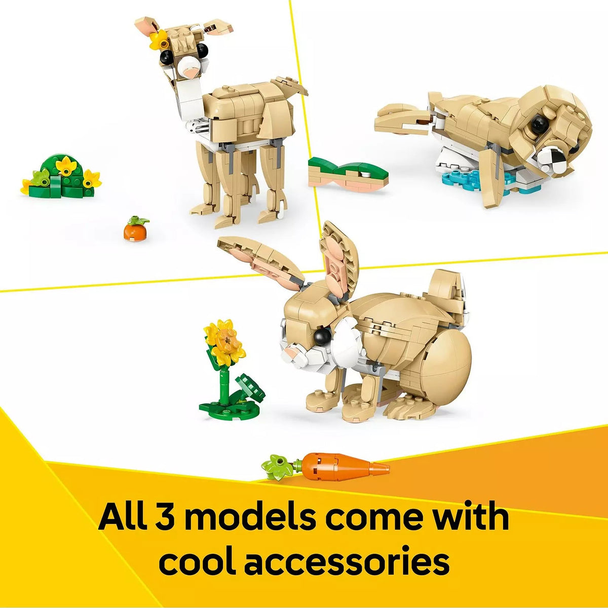 LEGO Creator 3in1 Cute Bunny made bunny, lamb or seal
