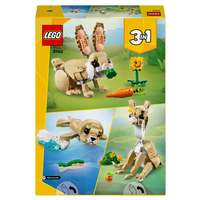 LEGO Creator 3in1 Cute Bunny reverse picture of the box