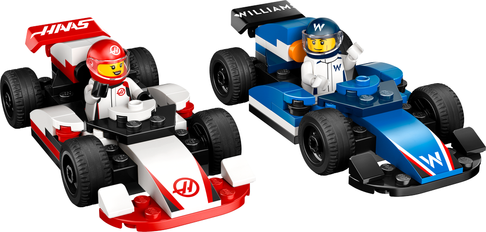 LEGO CITY 60464 F1 Williams Racing and Haas F1 Race Cars