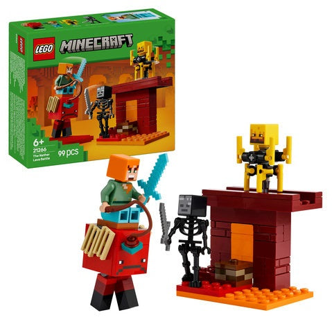 LEGO Minecraft 21266 The Nether Lava Battle