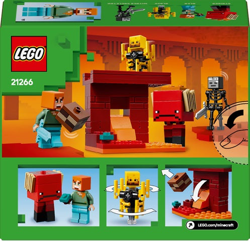 LEGO Minecraft 21266 The Nether Lava Battle