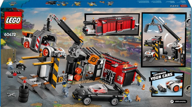 LEGO CITY 60472 Scrapyard with Cars