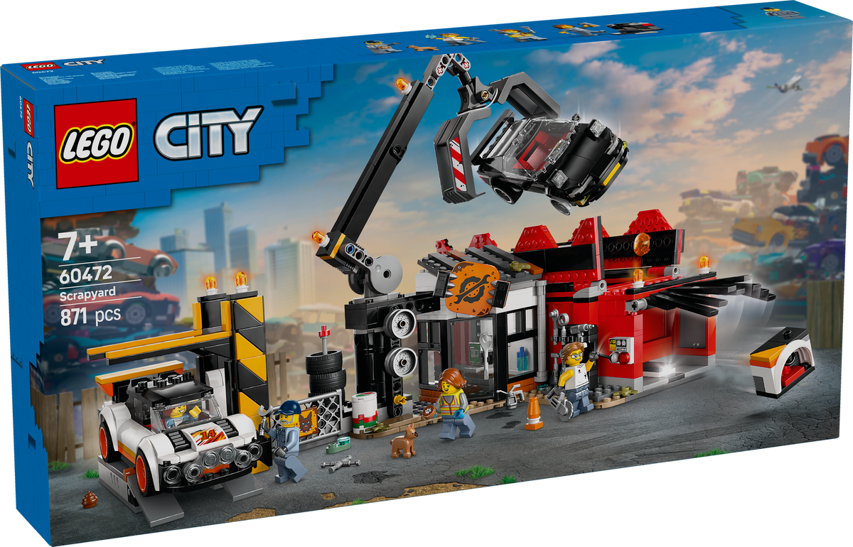 LEGO CITY 60472 Scrapyard with Cars