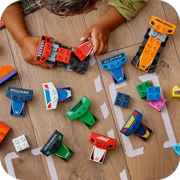 LEGO DUPLO 10445 F1 Team Race Cars and Drivers