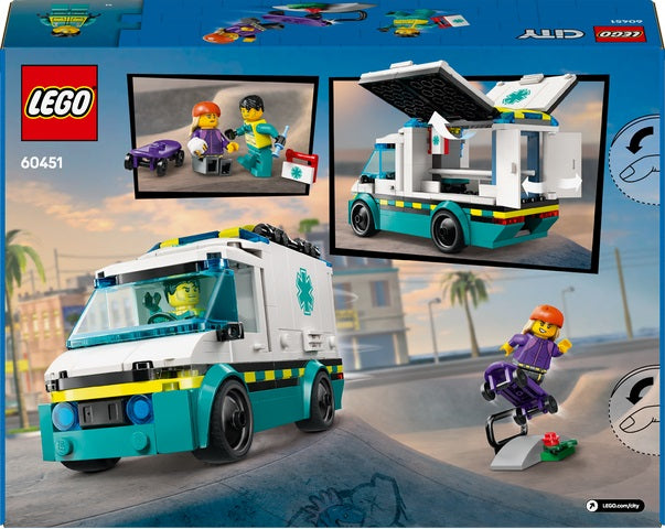 LEGO CITY 60451 Emergency Ambulance