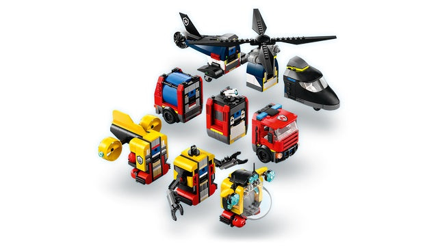 LEGO CITY 60462 Helicopter, Fire Truck and Submarine Remix