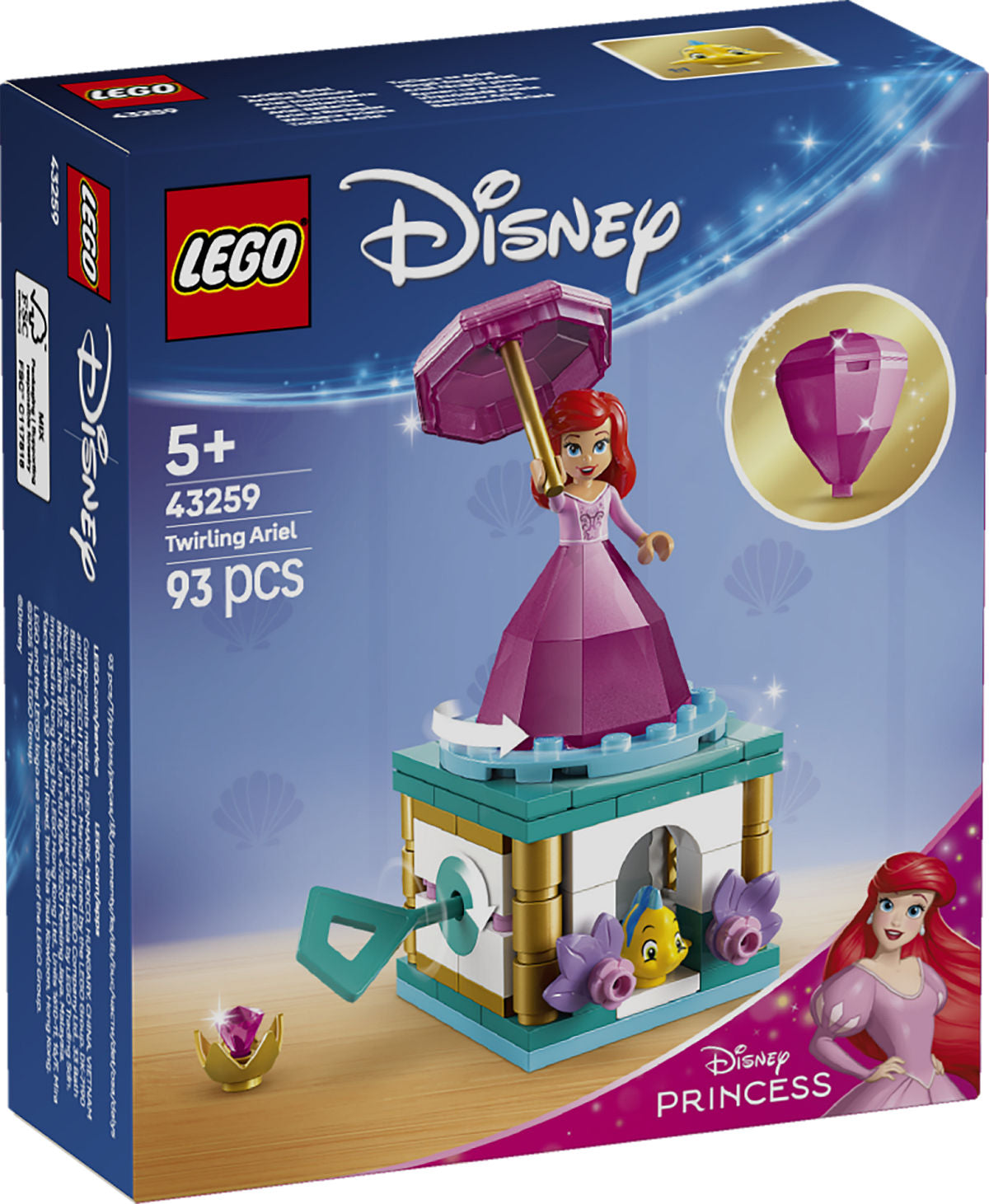 LEGO Disney 43259 Twirling Ariel