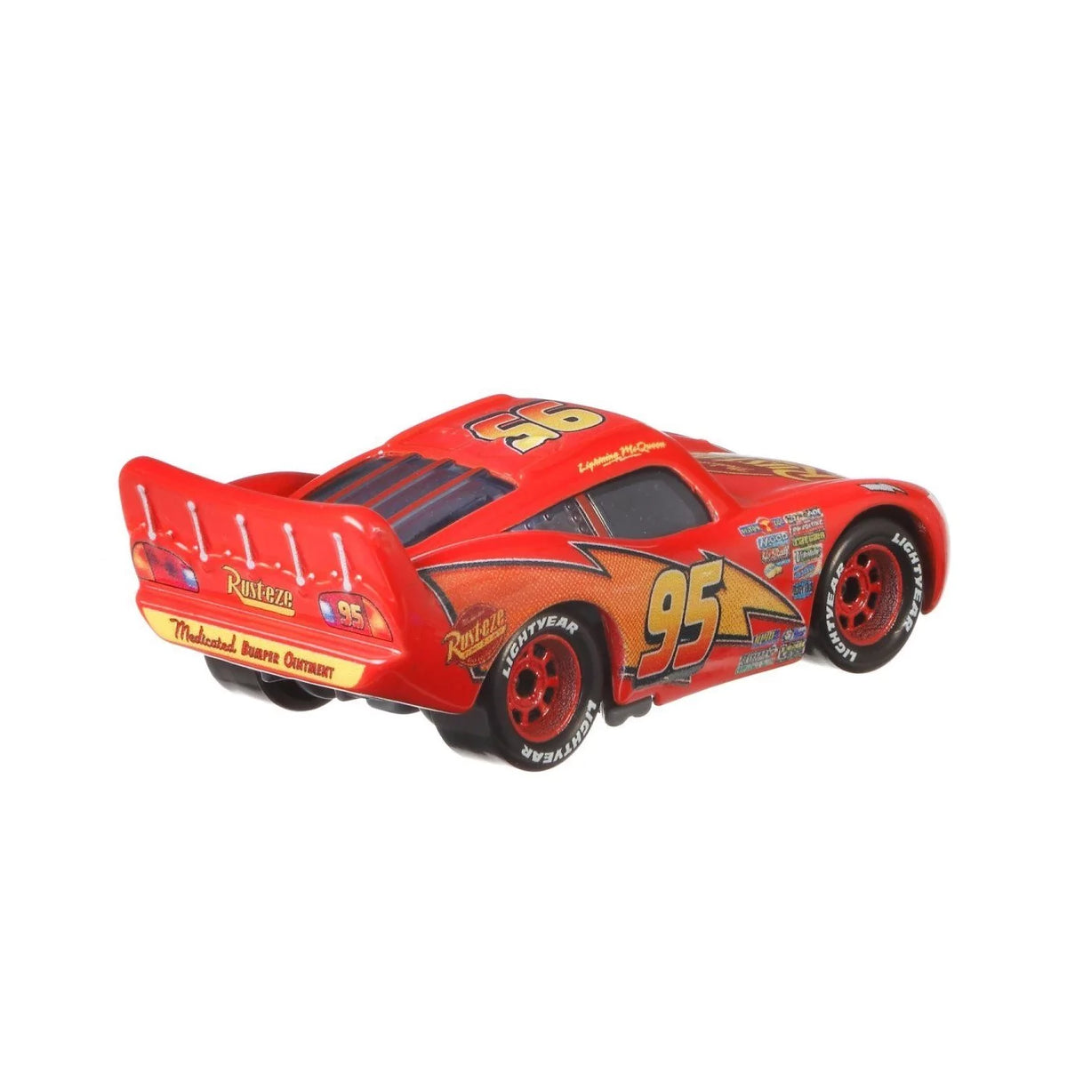 Kids will love recreating adventures with this Disney Pixar Cars: Lightning McQueen toy car.
