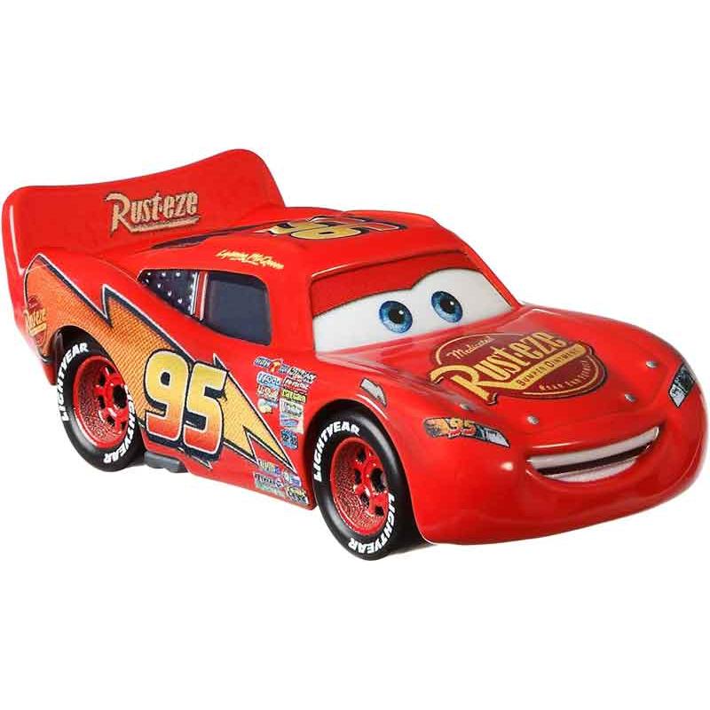 Highly detailed Disney Pixar Cars: Lightning McQueen Rust-Easy Sign toy for imaginative play.
